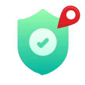 Location pin and shield icon representing Washello's trusted mobile car wash booking areas across London
